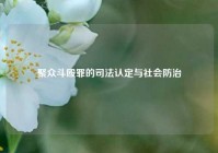 聚众斗殴罪的司法认定与社会防治